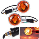Motorcycle Amber Round Turn Signals Lights Blinker Indicator Lens for Yamah