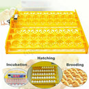 110V Automatic Egg Turner 56 Eggs Incubators Tray Quail Chicken Goose C2I7
