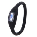 Fashion Unisex Silicone Digital Jelly Mens Womens Anion Sports Wrist Watch