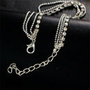 New Multilayer Sexy Crystal Anklet Foot Chain Summer Charm Anklet Foot JewelryJR