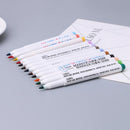 12 Colors Whiteboard Erasable Marker Pen  Sign Fine Nib Set Supplies