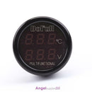 Digital Voltmeter 12V 24V SUV Cigarette Lighter USB Car Charger Thermometer