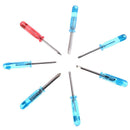 7 Pcs/set blue 45mm x 3mm mini small cross screwdriver set repair tool BX