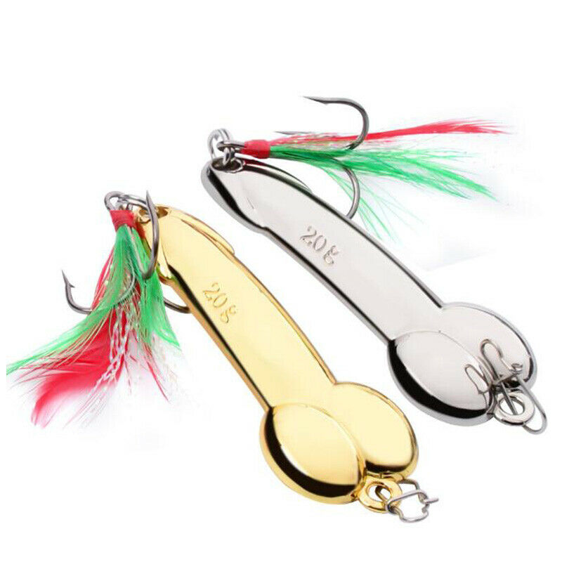 metal spoon fishing lure Feather Hook metal fishing bait spinner bait Trebl