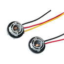 2Pcs 1157 Bay15D Lamp Holder Bulbs P21/5W Adapter Base Socket Connector Pla F1D2
