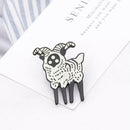 Cute Cartoon Animal Goat Brooch Badge Jacket Lapel Pins Unisex Jewelry Gift