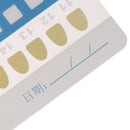10Pcs Plastic Cold Light Teeth Whitening Color Palette Contrast Card Comparis_