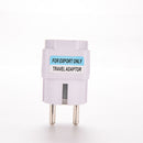 New Universal to Schuko Germany Travel Adapter Type F AC Power Plug Adaptor 3C