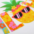 Hawaii Party Pennant Letter Pineapple Hanging Banners Decor Birthday Party  F6Z2