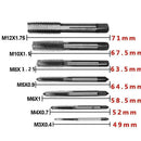 7PCS HSS M3-M4-M5-M6-M8-M10-M12 Machine Hand Screw Tap Plug New Thread Metr X3M3