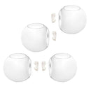 4x Creative Wall Hanging Planter Glass Flowerpot Ornament for Indoor Home Office