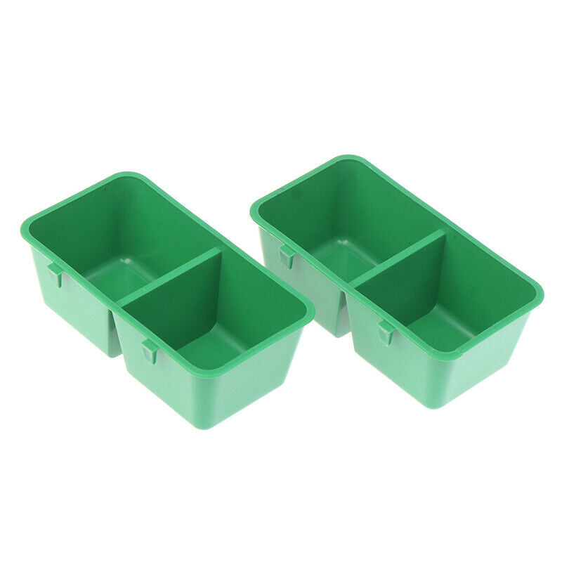 1pc  Feeding Cup Plastic Bird Pigeons Cage Water Food FeederB Hn