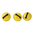 20pcs 25mm Metal Jingle Bells Christmas Hanging Decor Pet Pendant (Yellow)