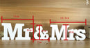Mr& Mrs Signs Letters for Sweetheart Table Decoration Lover Gift  TSUS  n 3C