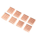 8 Pieces Cooling Copper Heatsinks For Motherboard VGA DDR RAM  Cooler