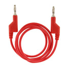 3Pieces Copper 25A Stackable 4mm Banana Plug Multimeter Cable Lead Multicolor
