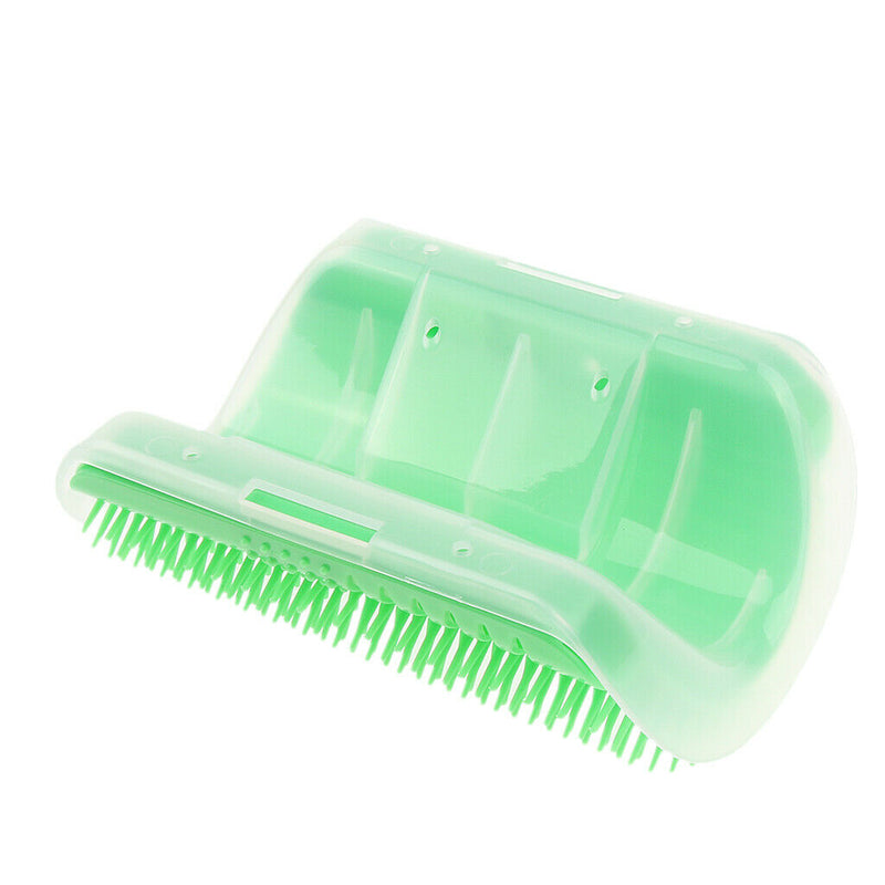 2 X Pet Cat Wall Corner Grooming Massage Self Groomer Brush Hair Cleaner