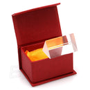 5cm Spectrum Optical Glass Triple Triangular Prism Light 2" Physics Teaching New