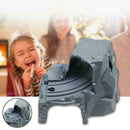 New Plastic Gray Double Tunnel Wooden Train Track Accessories Gift Railway Q3I5