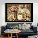 Kitchen Flowers Diy Diamond Painting 5D Cross Stitch Kits Full Drills Squar Z8N1