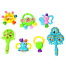 7Pcs Newborn Toddler Baby Shaking Bell Rattles Teether Toys Kids Hand Toys ME