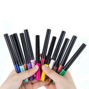 Matte Liquid Eyeliner Bright Color Waterproof Eye Line Pcs Set 12 U8A5