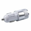 Aluminum Car Charger of dual USB Aluminum Alloy Car Charger Cigarett Lighte