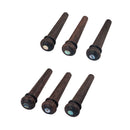 6pcs/pack Guitar String Pins Bridge End Pin Peg for Acoustic Guitar Parts