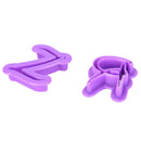 26Pcs/set Alphabet Number Letter Fondant Cake Cookie Cutter Pan Mold Biscuit OZ