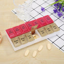 14 Grids Weekly Pill Box Plastic Medicine Dispenser Case Storage Container
