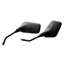 Pair Motorcycle Motorbike Side Rear View Mirror 10mm Black W5J9