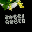 10Pcs Digital love Metal Cutting Dies For DIY Scrapbooking Album Paper Cards FT