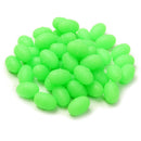 150pcs 10x15mm Green Oval Soft Luminous Fishing Bead Tackle Equipment Float