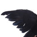 Artificial crow garden flocked halloween decoration birds crow decoy raven BX