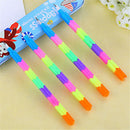 4pcs 8 Sections Stacker Swap Building Block Pencils Children Gifts Colorful