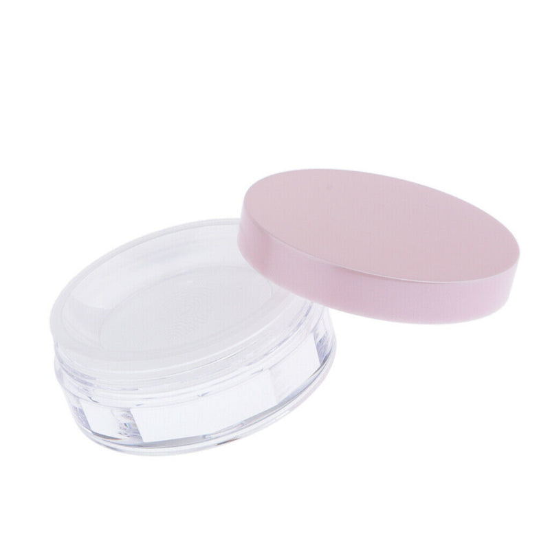 10G Empty DIY Makeup Loose Powder Case Cosmetic Blush Glitter Container Pink