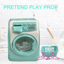 Mini Educational Simulation Washing Machine Toys Kids Play House Pretend To