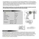 2.4G 91803G-VT 3CH Radio System Transmitter Controller Remote Control & Receiver