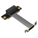 PCI Express 36PIN 1X Flexible Cable Dual Vertical 90 Degree Extension Cable