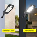 128LED Waterproof Solar Wall Light Motion Outdoor Garden Control Lamp (C)