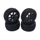 1/10 Buggy On-road Car Wheel Rim &Tyre Set for Redcat, HSP, HPI RC Car Black