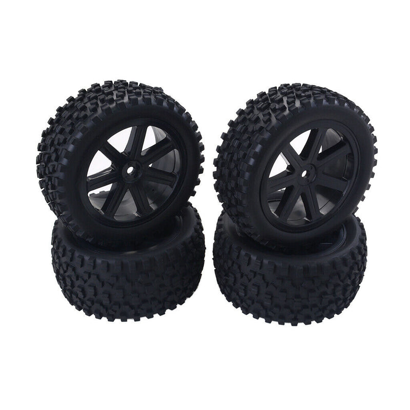 1/10 Buggy On-road Car Wheel Rim &Tyre Set for Redcat, HSP, HPI RC Car Black