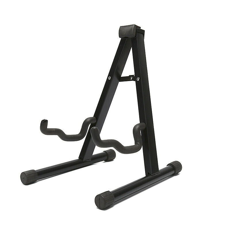Metal Folding Guitar Stand Electric Music Acoustic Free Standing A Frame Stan Gw