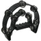 Compact Double Half Moon Music Tambourine Percussion Tamborine Drum Durable