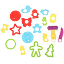 18PCS Kids Plasticine Mould Tools DIY Children Clay Cutters Roller Moulds ToyJ!c