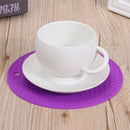Round Non-Slip Heat Resistant Mat Silicone Coaster Cushion Placemat Pot Hol