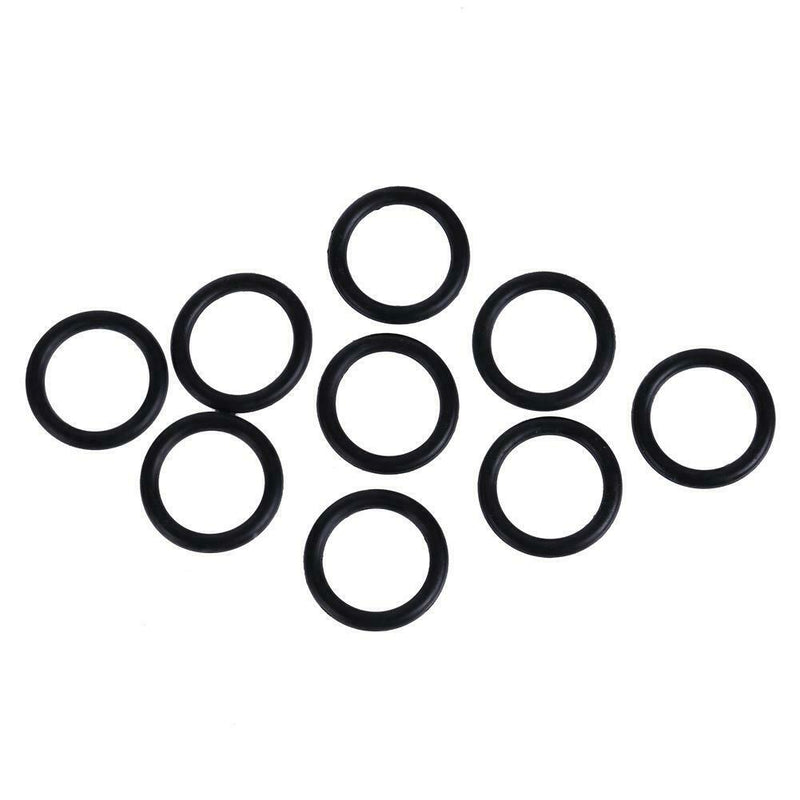 10pcs G1/4 Silicon Sealing Ring 2 Point Connector O Ring Washer Seal(Black) A