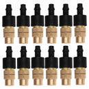 12 Set Copper Adjustable Spray Nozzle Spray Atomization Copper Capillary Ef