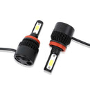 1 Pair H11 Car LED Headlight Kit 6500K 8000LM Hi-Low Beam Headlamp Bulbs