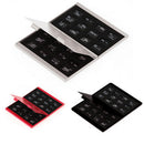 Aluminum Memory Card Case Box Holders For 24pcs TF Micro-SD Card color rand Z7A2